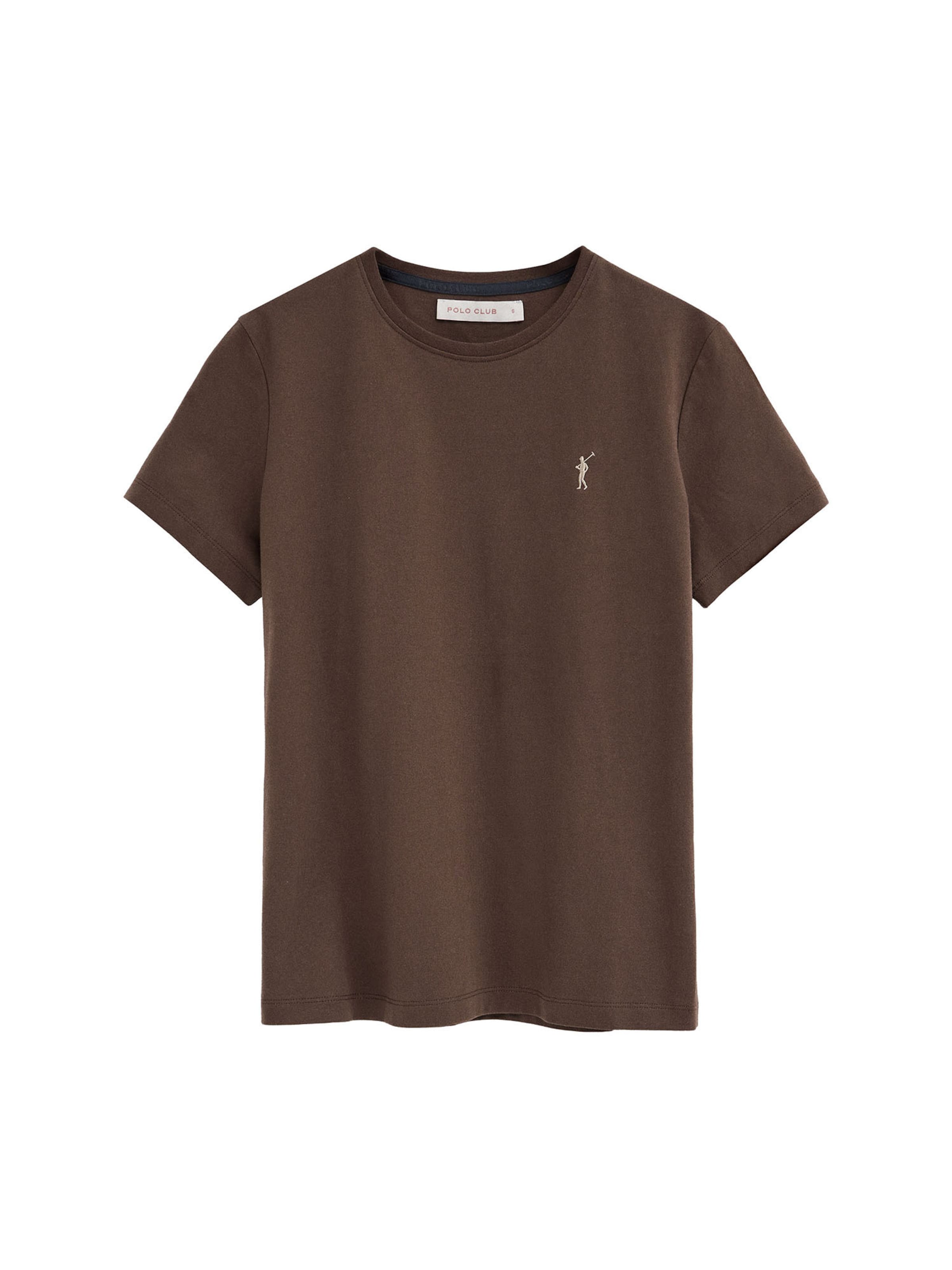 Polo Club Shirt 'Rigby Go' in Brown: front