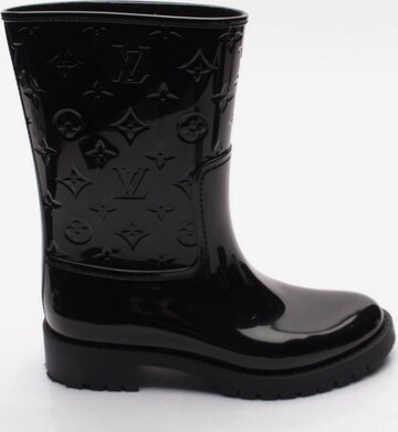 Louis Vuitton Dress Boots in 41 in Black: front