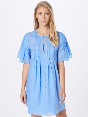 Robe-chemise Banana Republic en bleu : devant