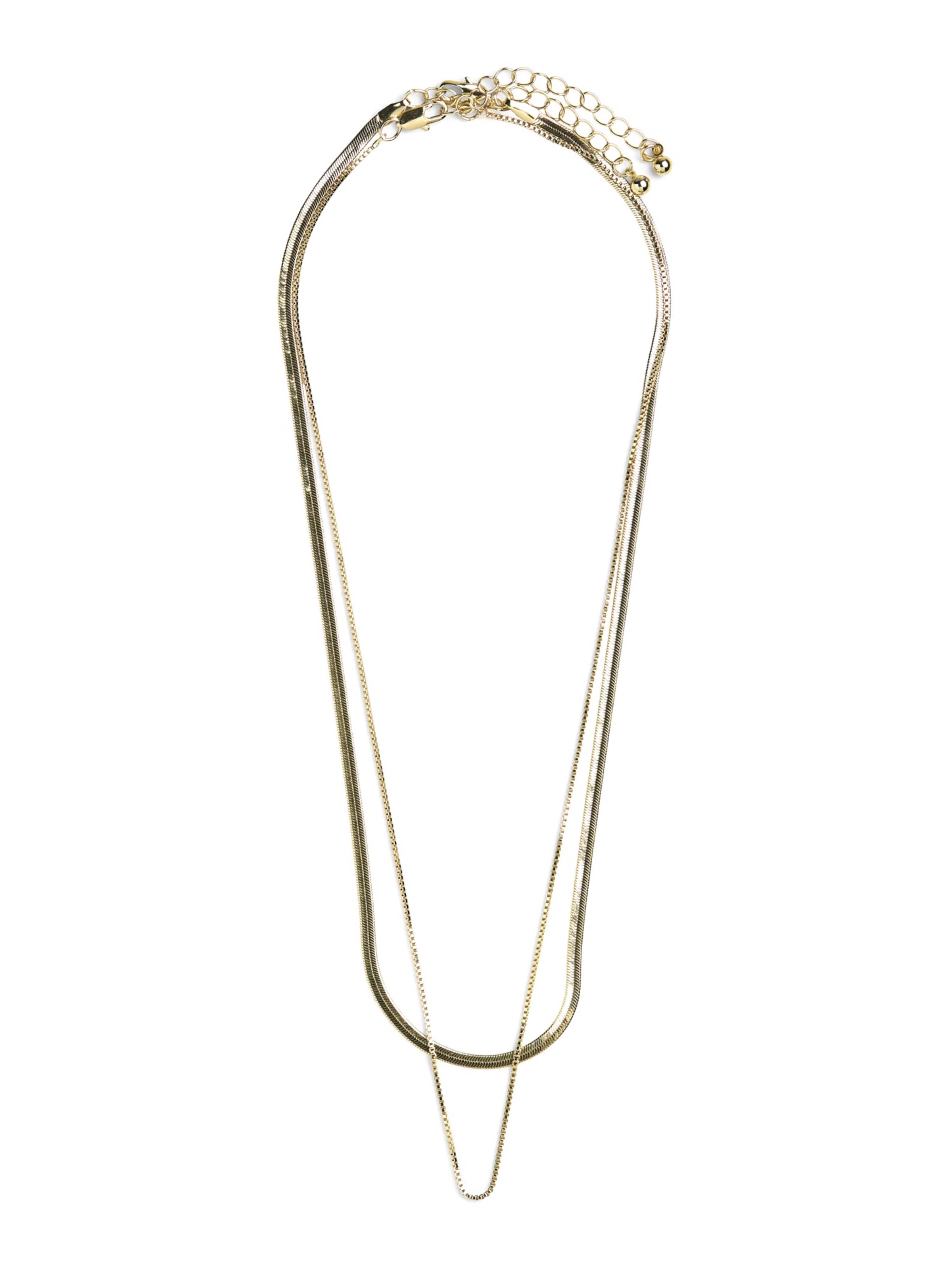 PIECES Necklace 'PCBINA' in Gold: front