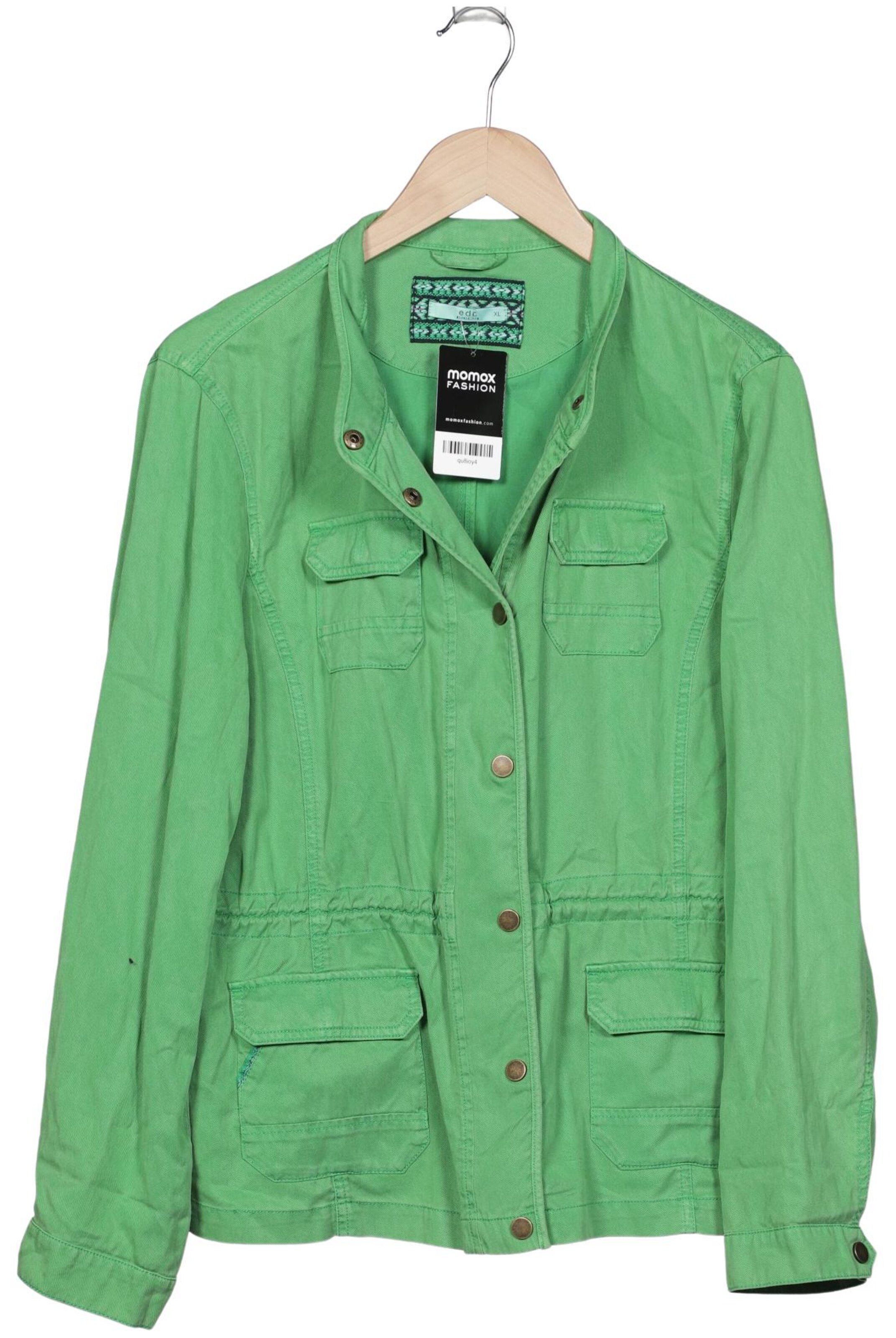 EDC BY ESPRIT Jacket & Coat in XL in Green: front