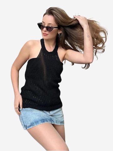 Bianco Lucci Top in Schwarz