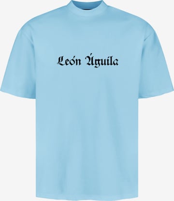 T-Shirt 'Amsterdam' leon aguila en bleu : devant