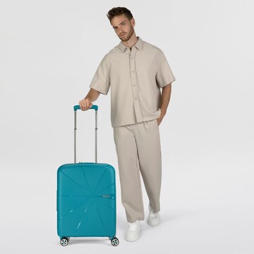 American Tourister Trolley 'Starvibe' in Blauw