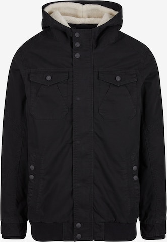 BranditZimska jakna - crna boja: prednji dio