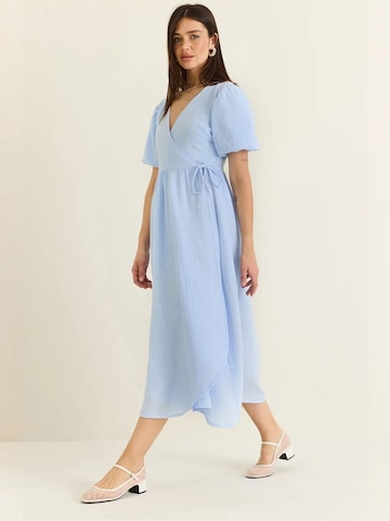 Bianco Lucci Kleid 'Midi' in Blau: Vorderseite