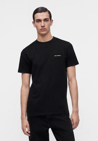 Karl Lagerfeld Shirt in Black: front