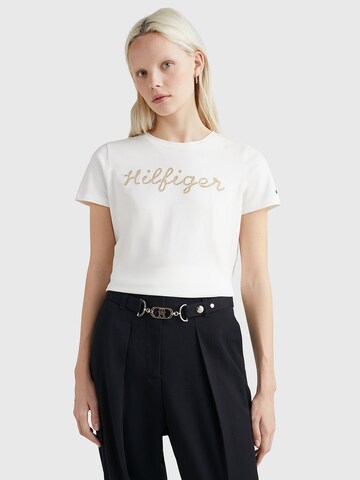 TOMMY HILFIGER Tričko - Biela: predná strana