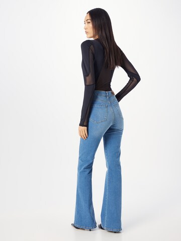 Nasty Gal Tapered Jeans in Blue