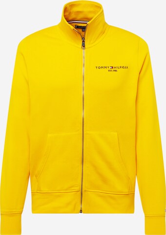 Veste de survêtement TOMMY HILFIGER en jaune : devant