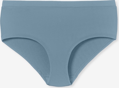 SCHIESSER Culotte ' Pure Rib ' en bleu, Vue avec produit