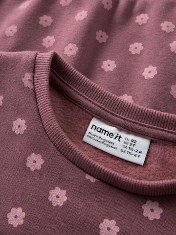 NAME IT Sweatshirt 'NMFDAVINA' in Purple