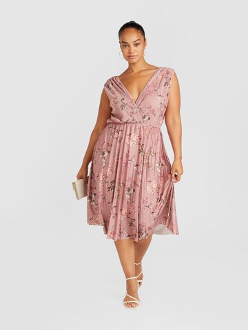 ABOUT YOU Curvy Dress 'Lotta' in Pink