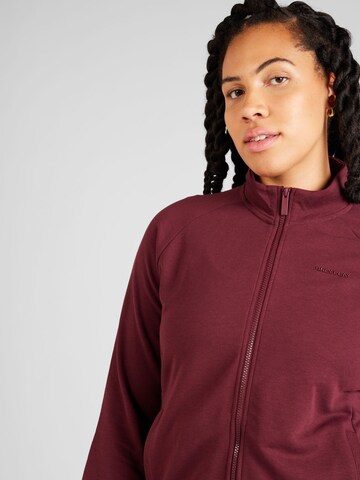 Only Play Curvy Athletic Sweatshirt 'Melina' in Red
