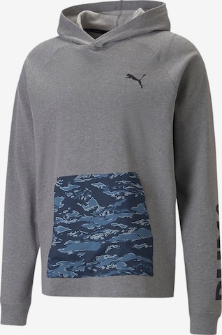 PUMA Sports sweatshirt in Grey: front