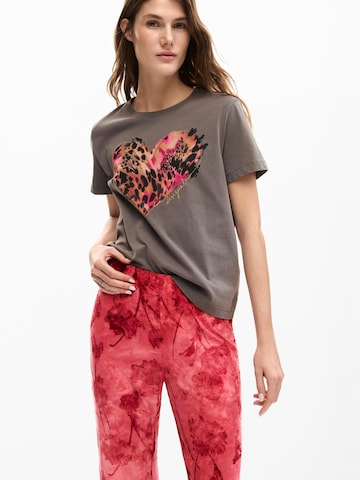 Desigual Regular Pants in Red