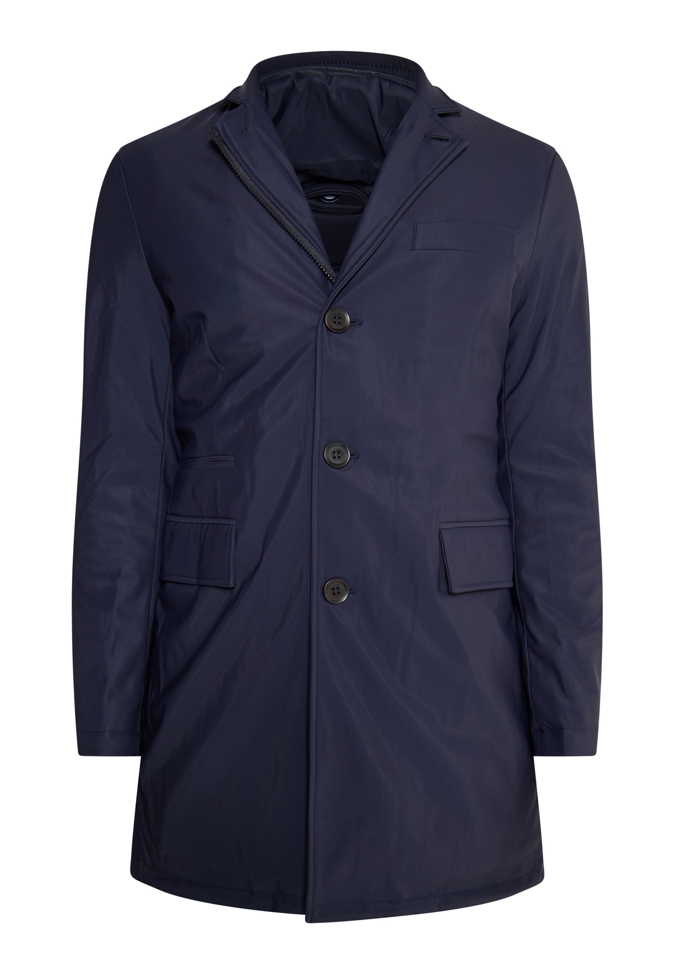 ICEBOUND Övergångsrock i blå: framsida