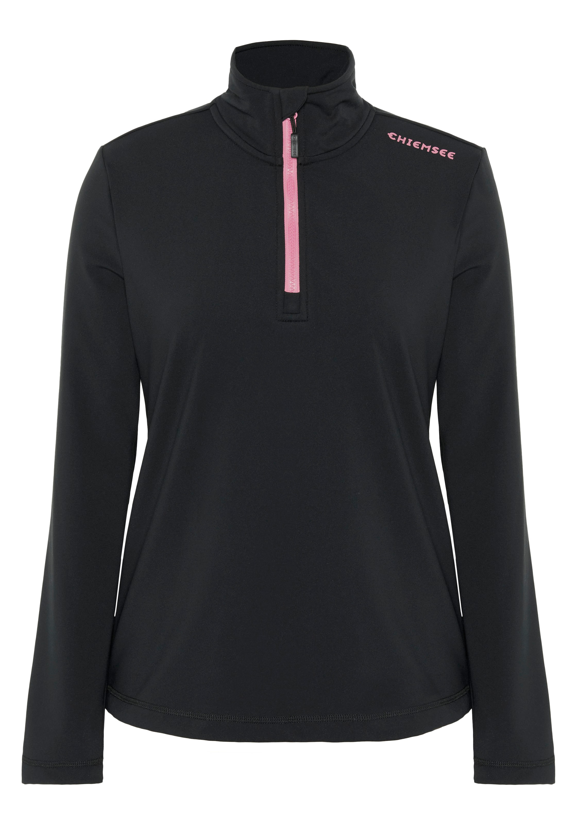 CHIEMSEE Sportpullover in Schwarz: Vorderseite