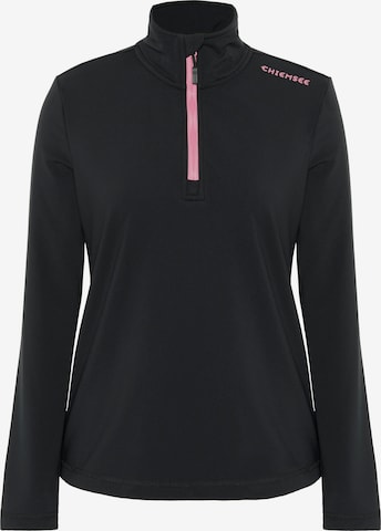 CHIEMSEE Sportpullover in Schwarz: Vorderseite