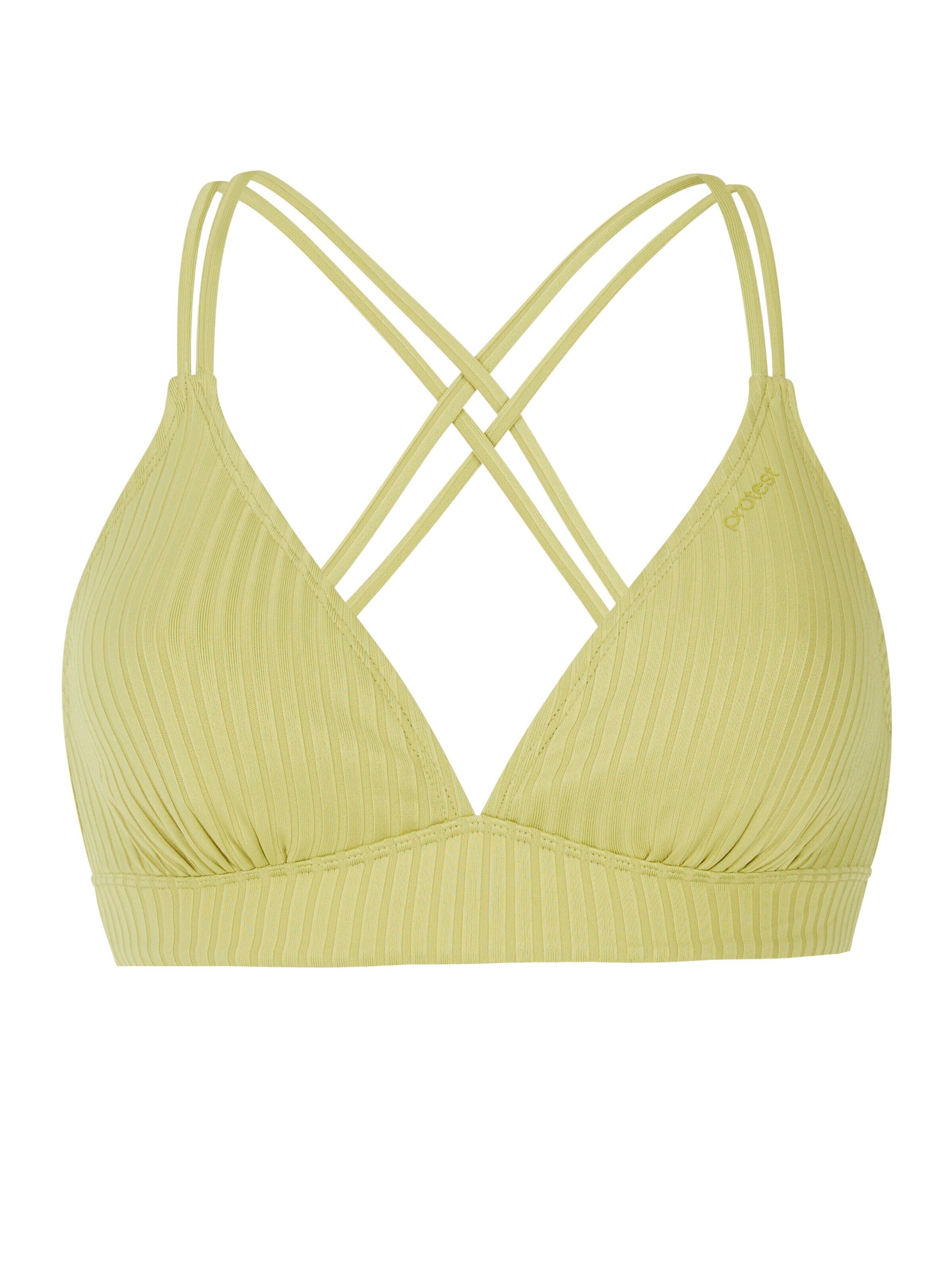 PROTEST Triangle Bikini top 'MIXSupero 25' in Green: front