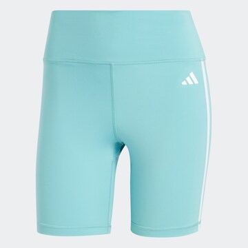 ADIDAS PERFORMANCE Workout Pants in Blue: front
