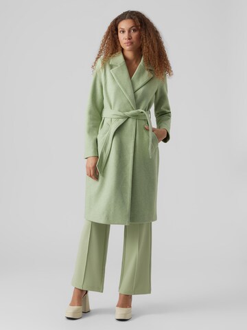 VERO MODA Kevad-sügismantel 'Fortune Aya', värv roheline: eest vaates