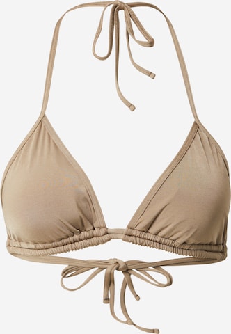 Triangolo Top per bikini 'Luana' di LeGer by Lena Gercke in marrone: frontale