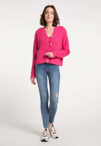 MYMO Knit Cardigan in Pink