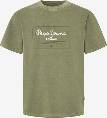 T-Shirt 'SIMON' Pepe Jeans en vert : devant
