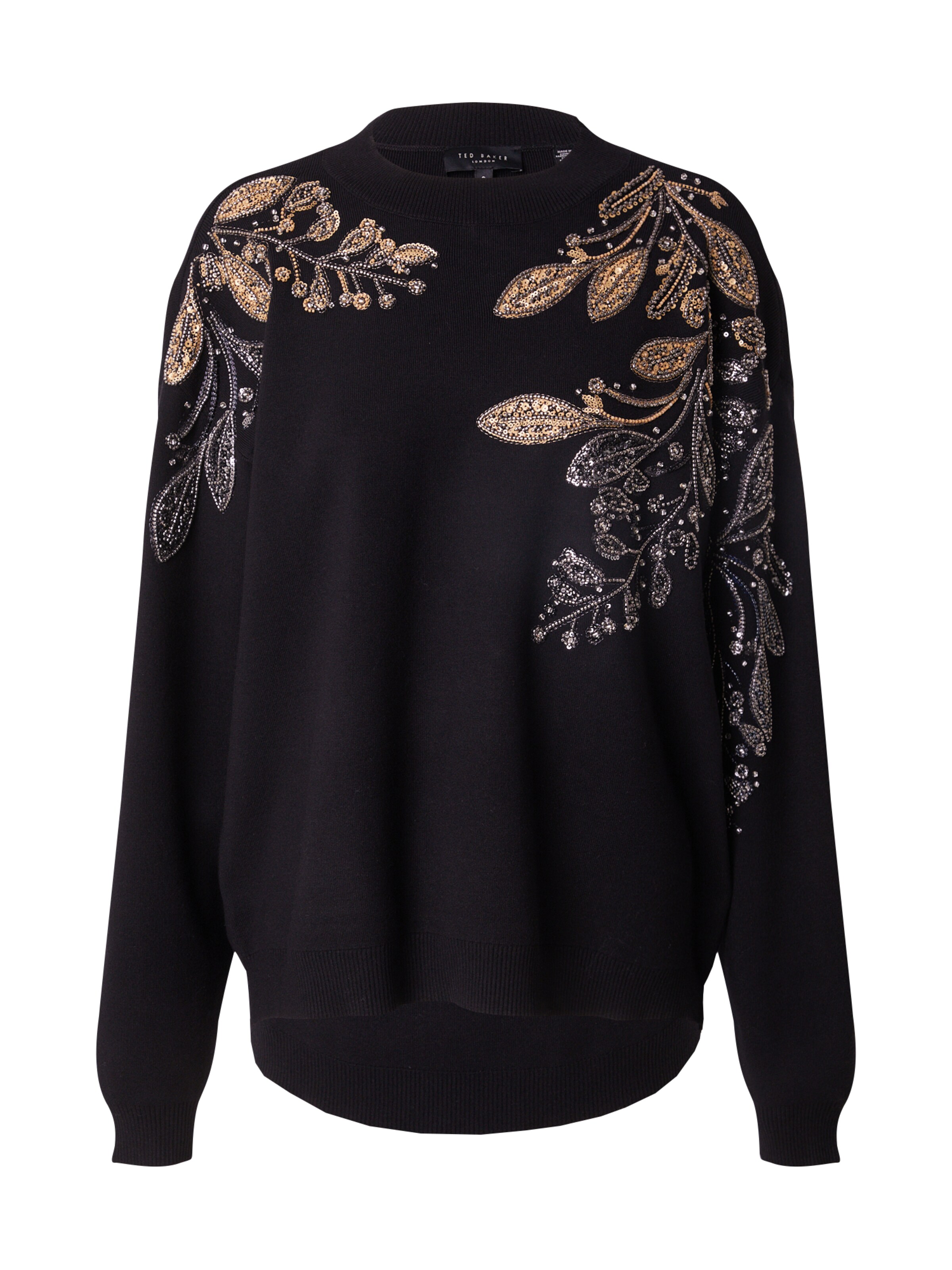 Pull-over Ted Baker en noir : devant
