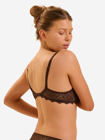 Simone Perele T-shirt Bra 'Caresse' in Brown