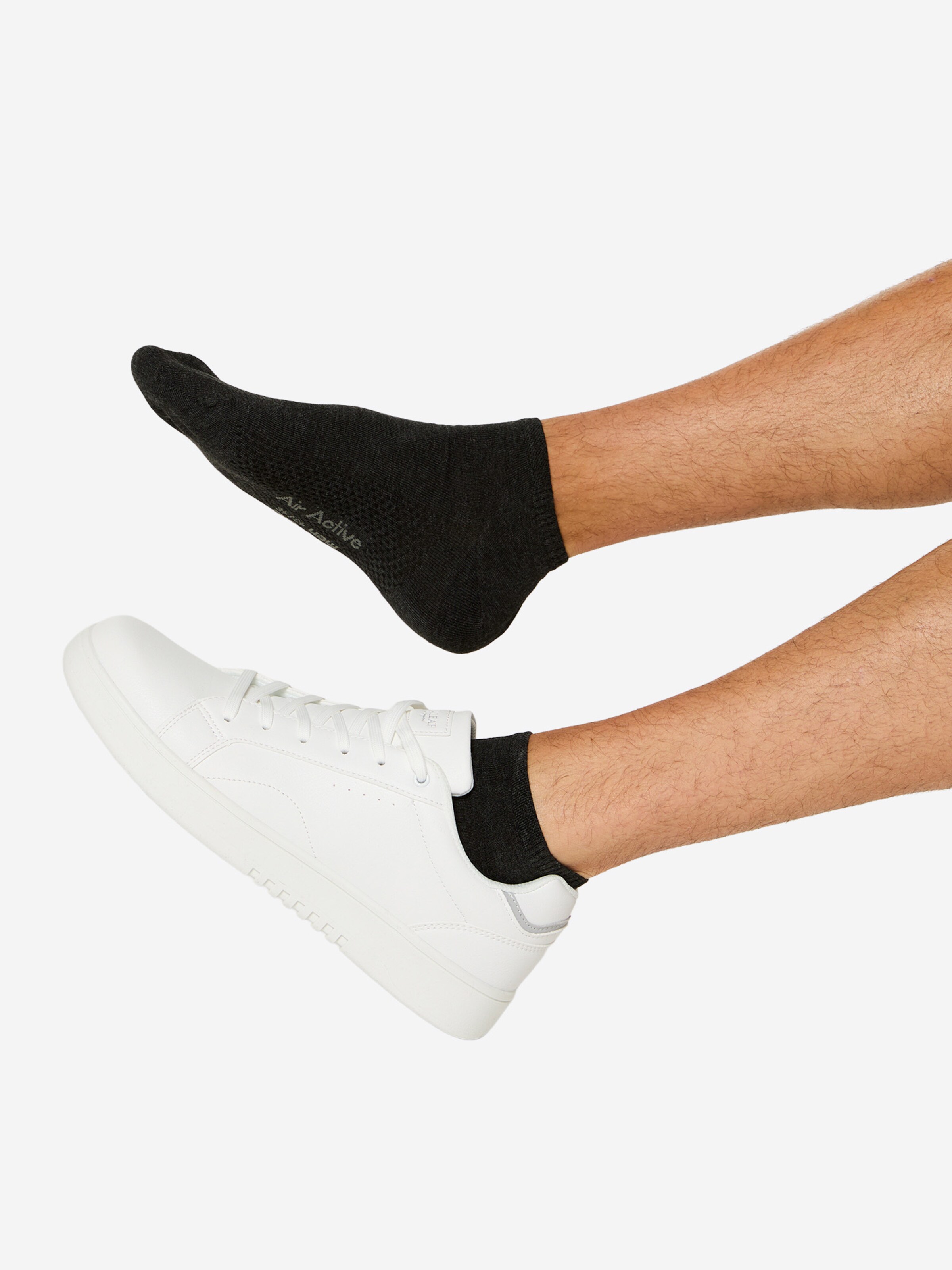 Nur Die Sokken ' Bambus Sneaker ' in Grijs