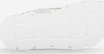 GABOR Sandale in Weiß