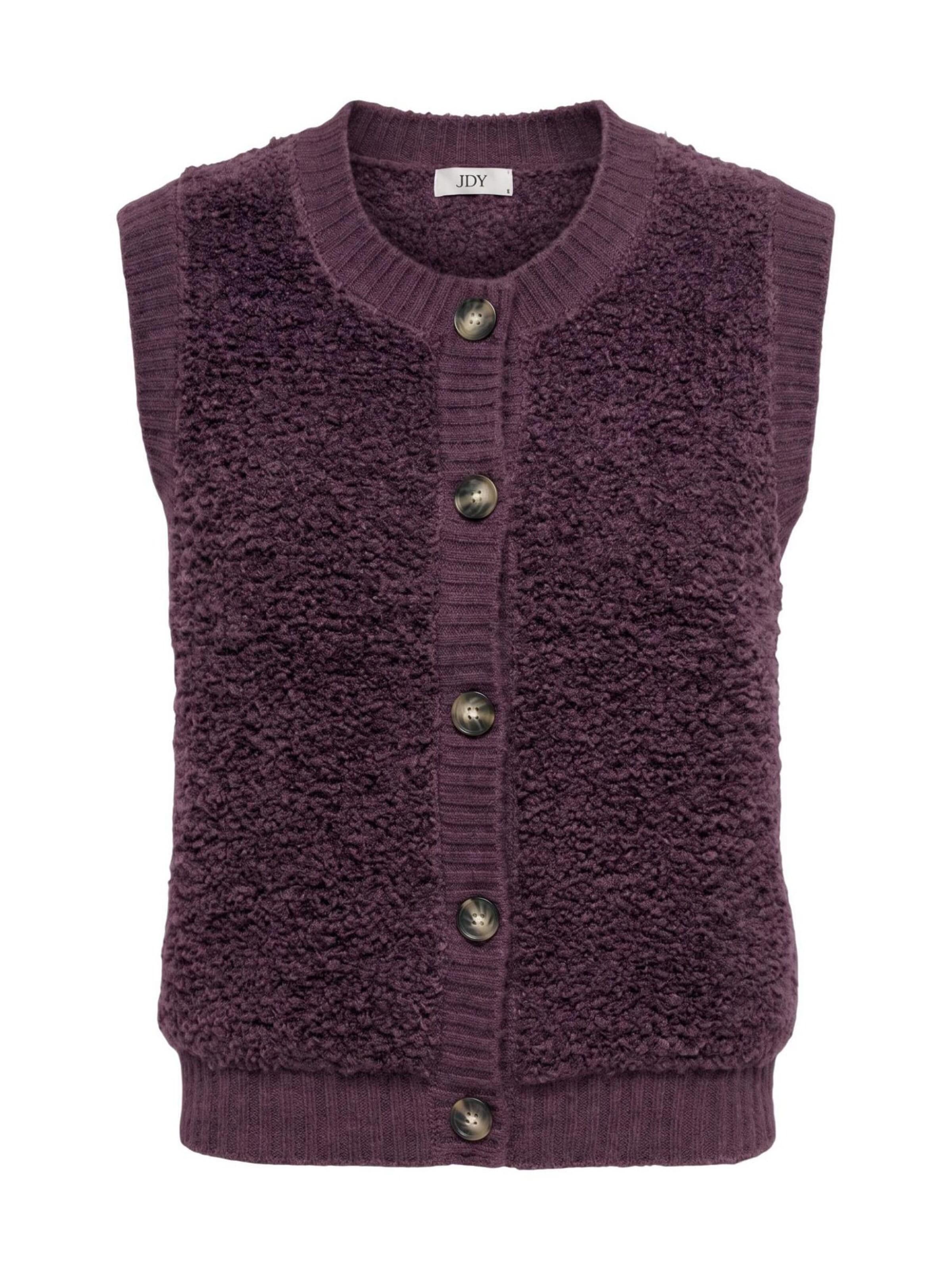 Gilet in maglia 'Jdyeira Life' di JDY in lilla: frontale