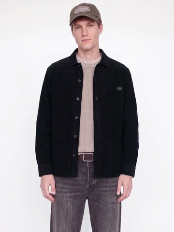 JACK & JONES - Ajuste regular Chaqueta de entretiempo 'JJZAC' en negro: frente