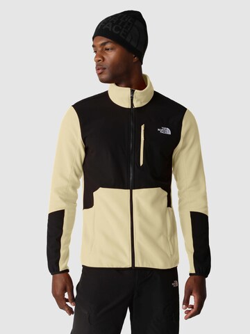 THE NORTH FACE Athletic Fleece Jacket in Black: front