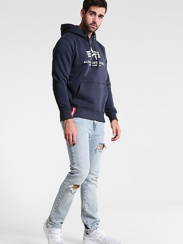 ALPHA INDUSTRIES Суичър 'Basic' в синьо