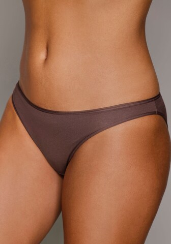 LASCANA Panty in Brown: front