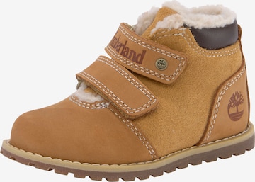 TIMBERLAND Boots in Brown: front