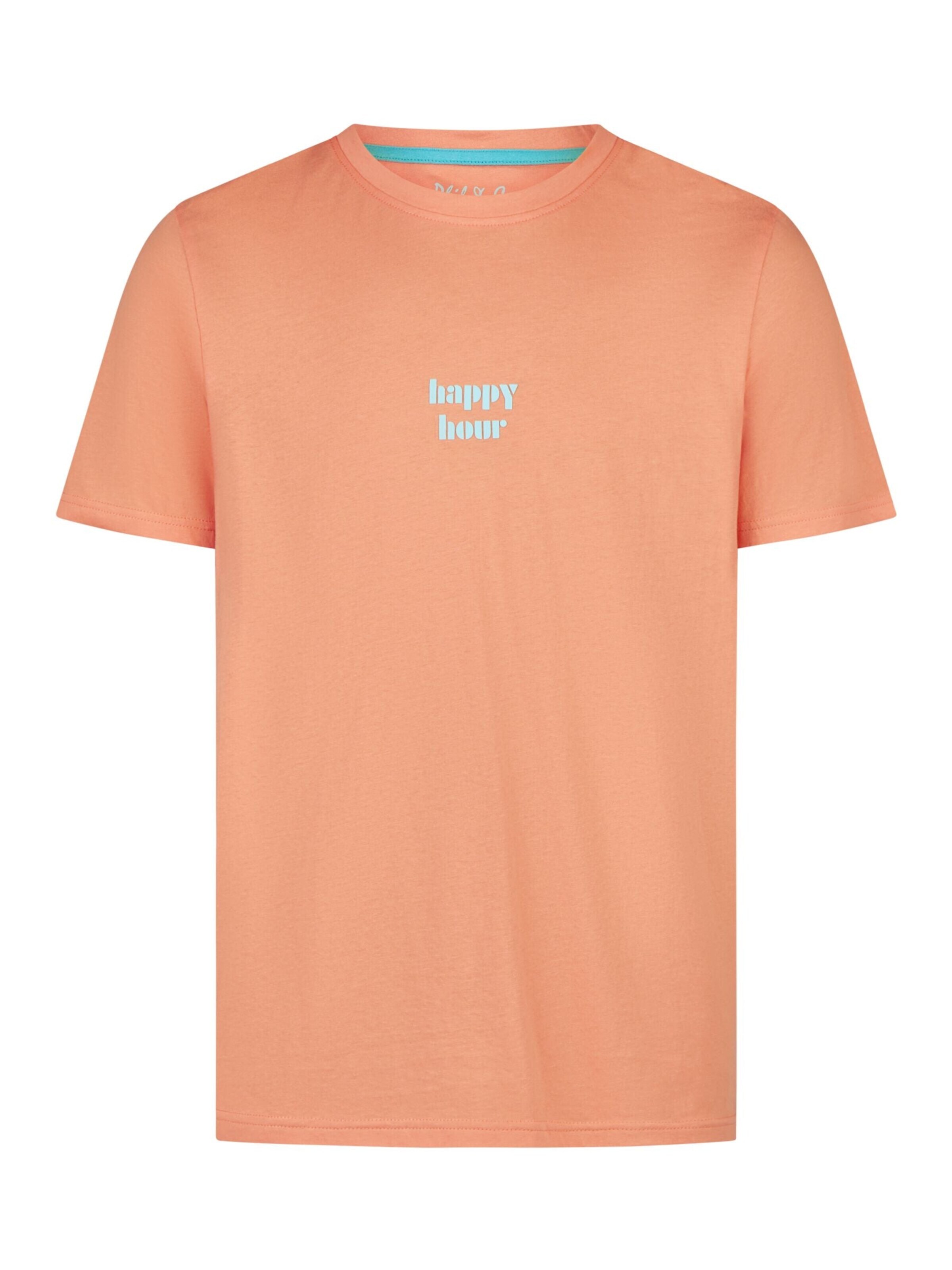 Phil & Co. Berlin Pyjama kurz‌‌ in Orange