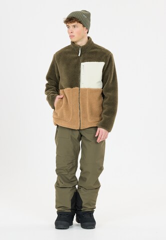 SLOPE Fleece jas 'Katau' in Groen