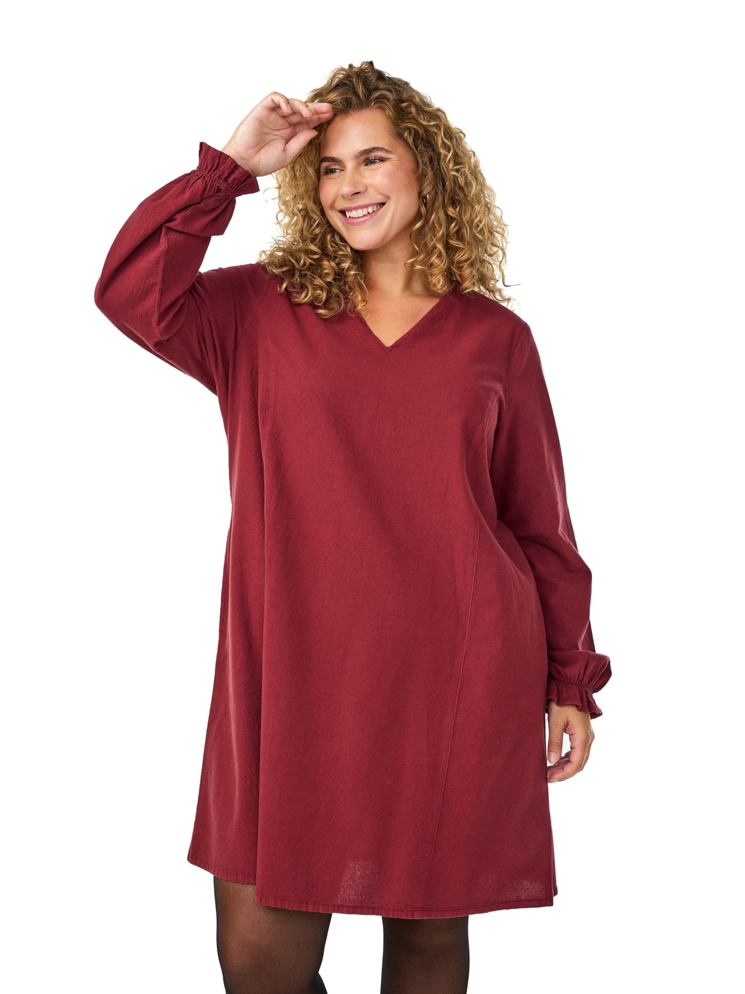 raudona Zizzi Suknelė 'Jeasy': priekis