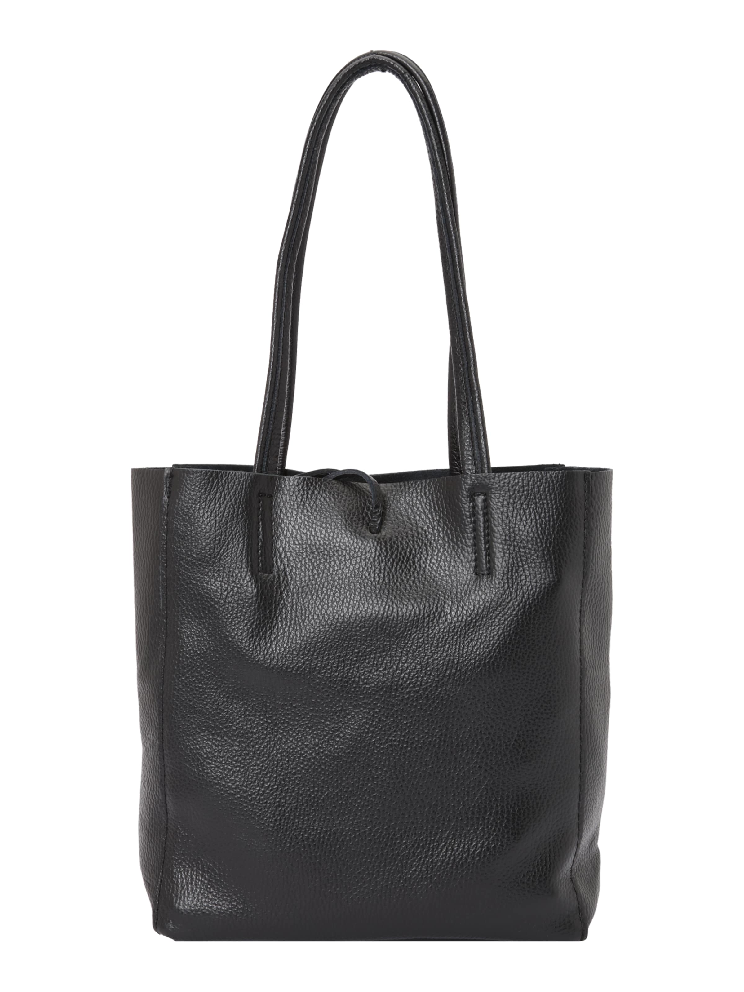 Zwillingsherz Shopper - Čierna: predná strana