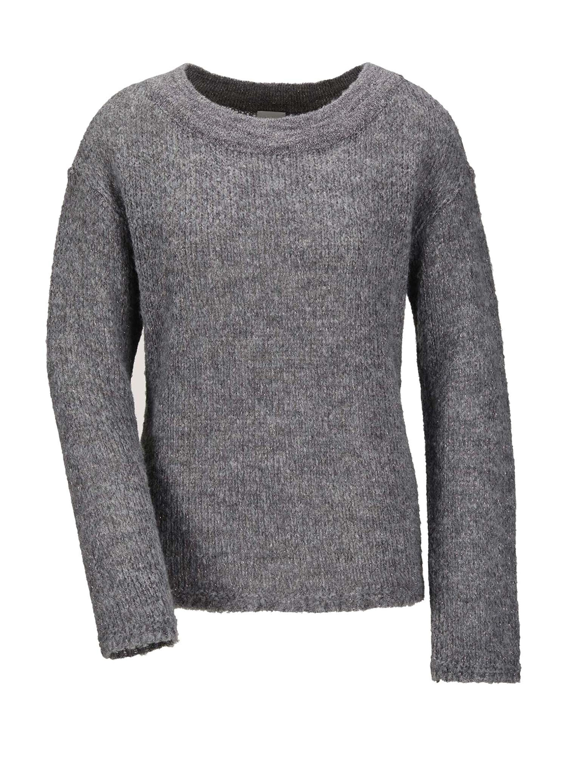 Pull-over MADELEINE en gris : devant