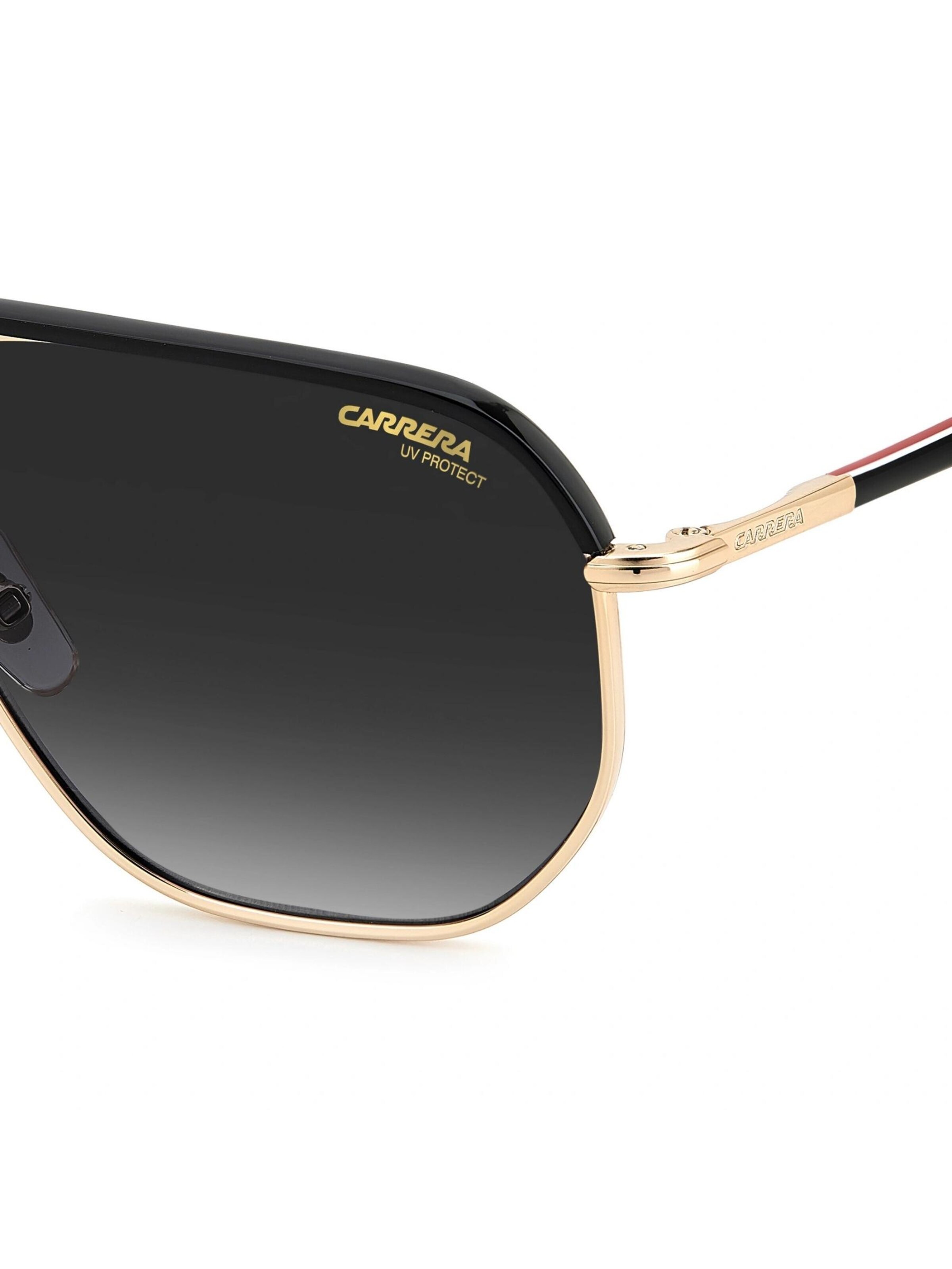 Lunettes de soleil 'Carrera 304/S - W97 9O Schwarz Gestreift mit Goldakzenten' Carrera en noir