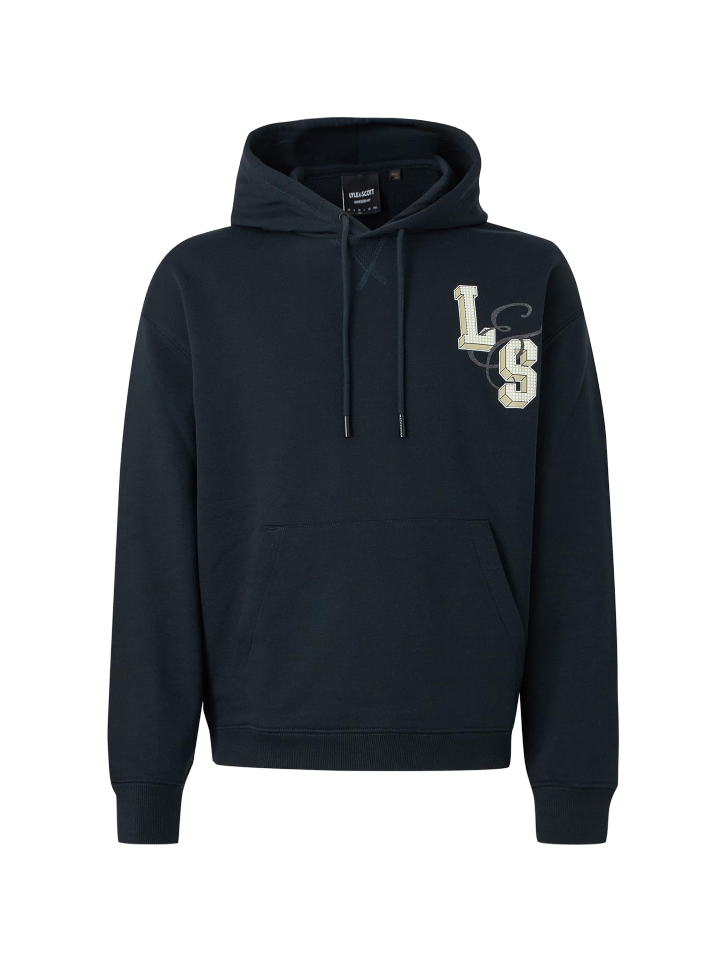 Lyle & Scott - Sudadera en azul: frente