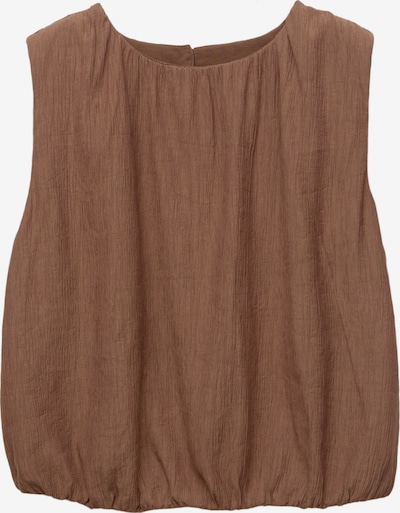 Pull&Bear Blusentop in XS in braun, Produktansicht