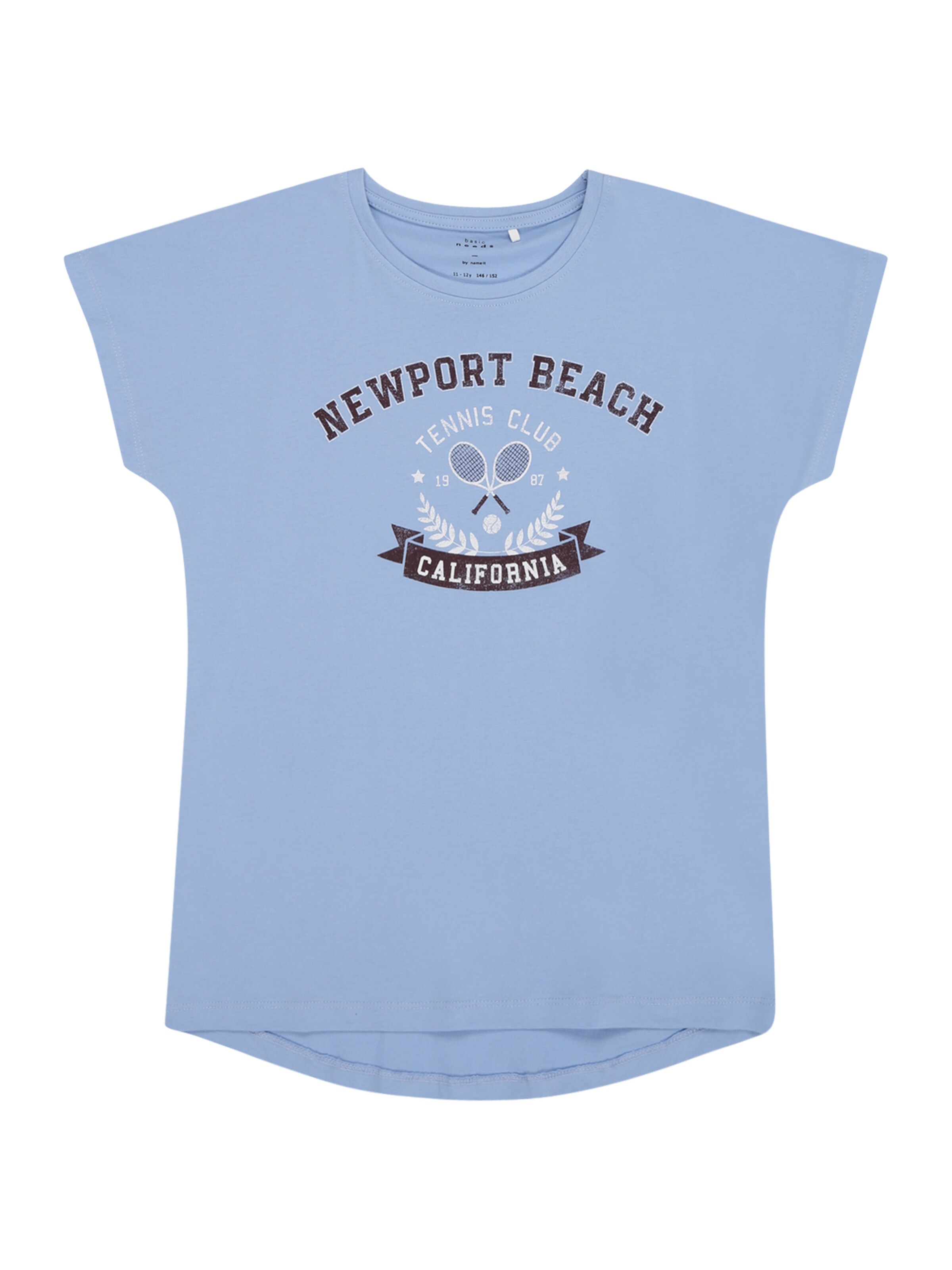 NAME IT Shirt 'NKFVIOLET' in Blue: front