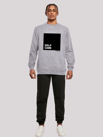 F4NT4STIC Sweatshirt 'SELF CARE' in Grey