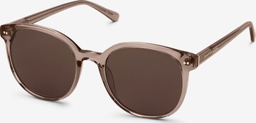 Lunettes de soleil 'Nairobi Transparent Hazel Brown' Kapten & Son en marron : devant